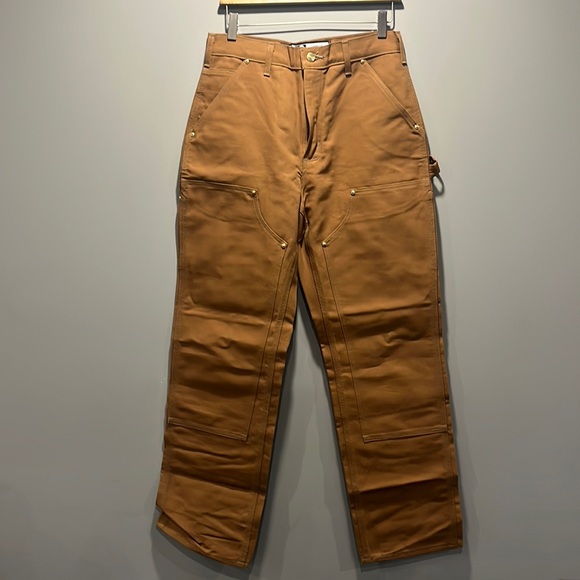 Men’s Carhartt Tan 30x32 Loose Fit Double Knee Pants - Picture 1 of 4